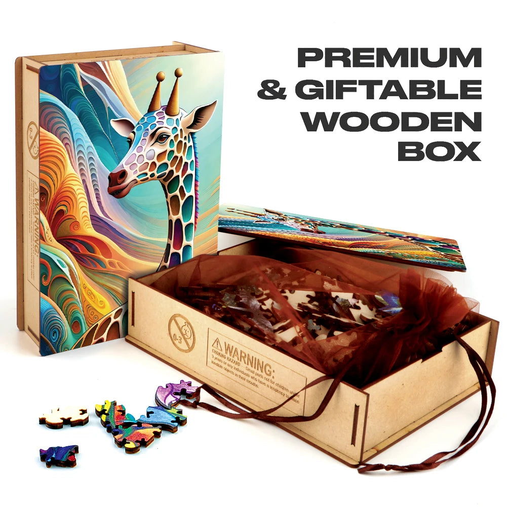 Safari Glow Wooden Puzzle - PuzzleWood