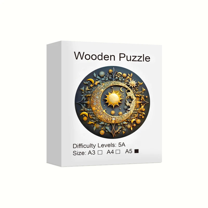 Celestial Mandala Wooden Puzzle - PuzzleWood