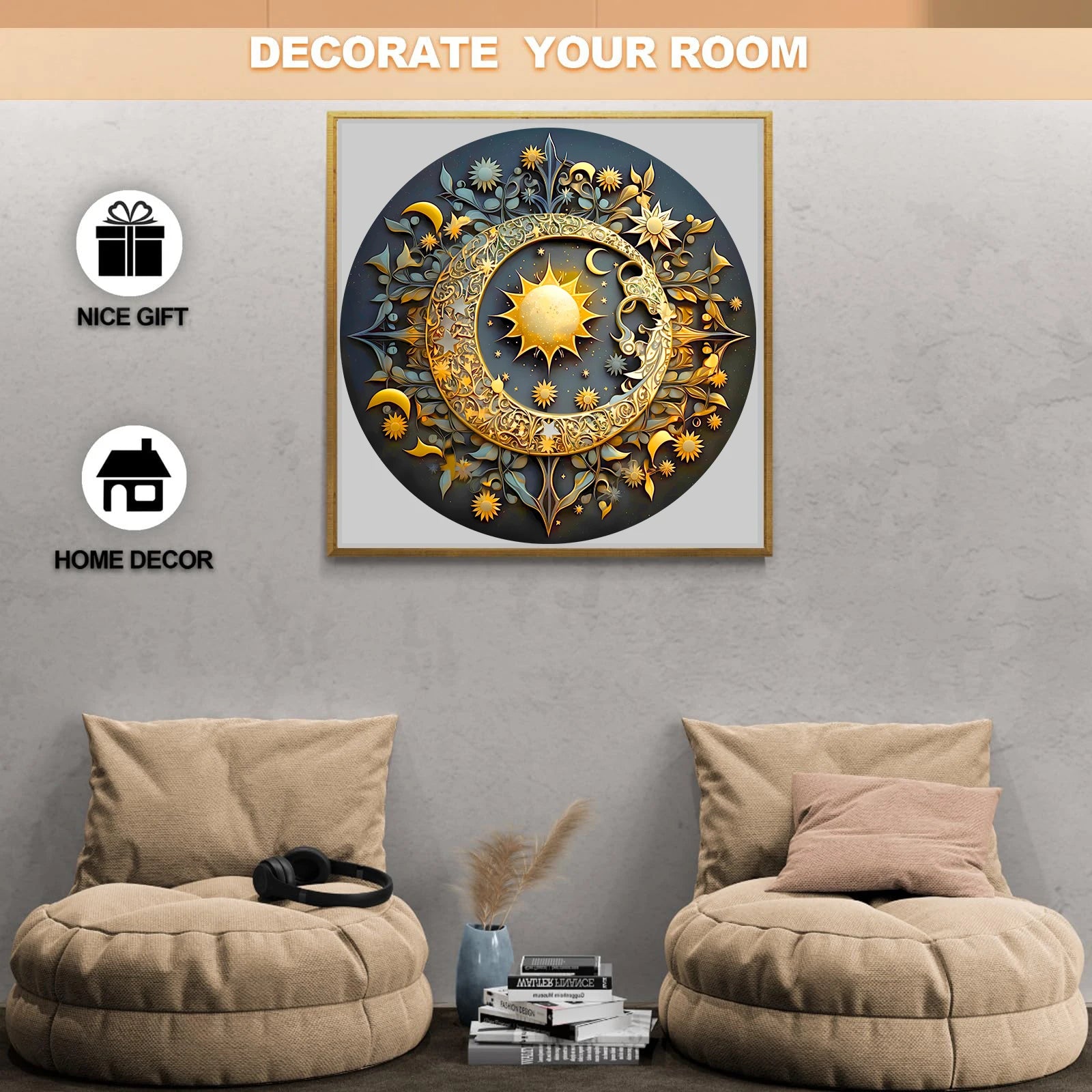 Celestial Mandala Wooden Puzzle - PuzzleWood