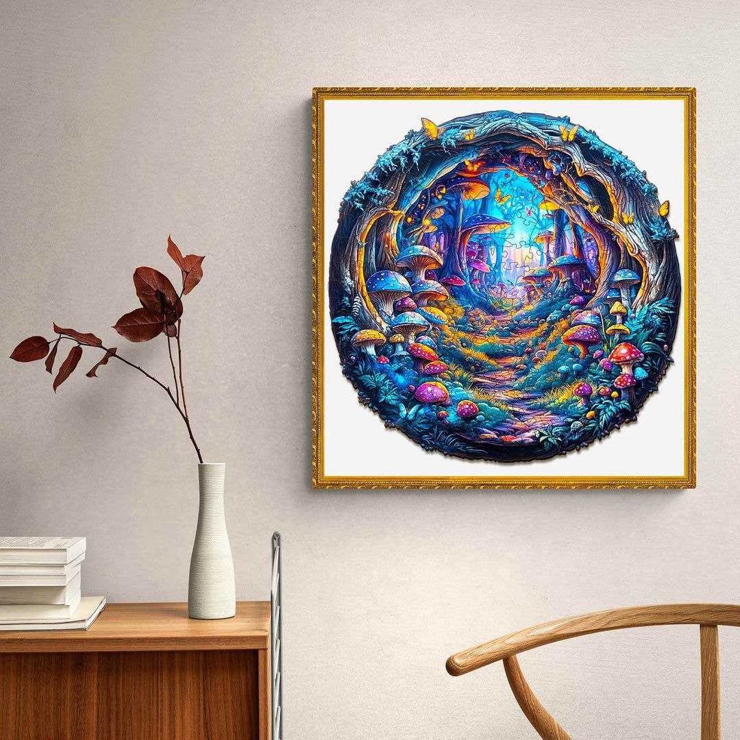 Enchanted Mushroom Forest Puzzle - PuzzleWood