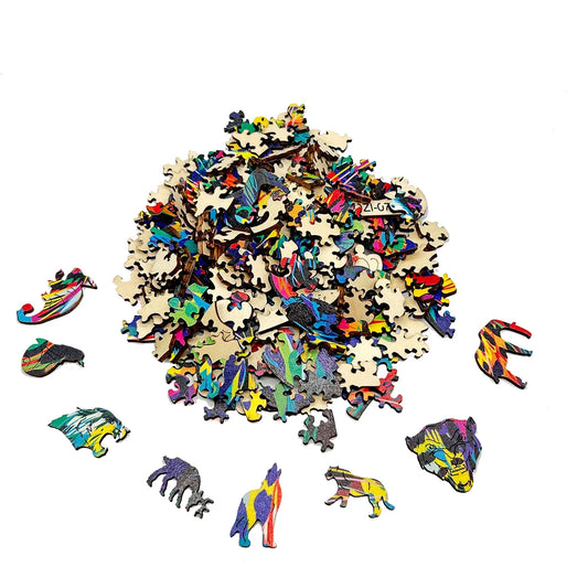 Rainbow Moo Magic Puzzle - PuzzleWood