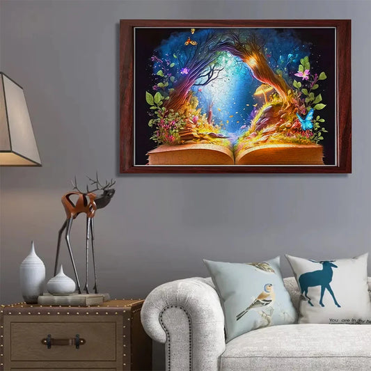 Enchanted Book Wooden Puzzle - PuzzleWood